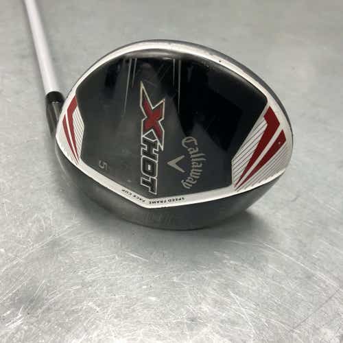 Used Callaway Xhot 5 Wood Regular Flex Graphite Shaft Fairway Woods