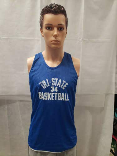 Vintage Tri-state Basketball Game Used Practice jersey L Southern Athletic NCAA