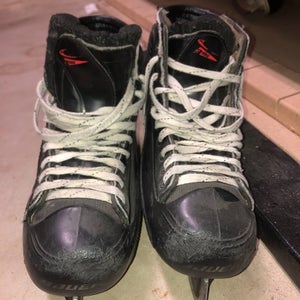 Senior Used Bauer Reactor 3000 Hockey Goalie Skates Regular Width Size 7.5