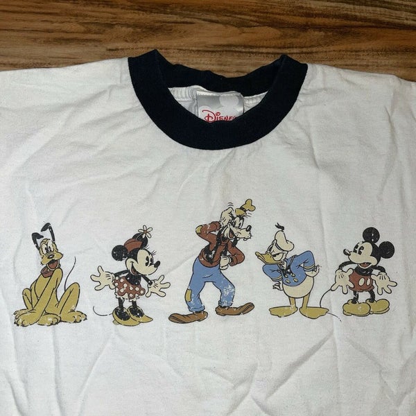 Rare DISNEY INC 80s 90s PIRATES Shirt Mickey Donald Goofy Kids -  Sweden