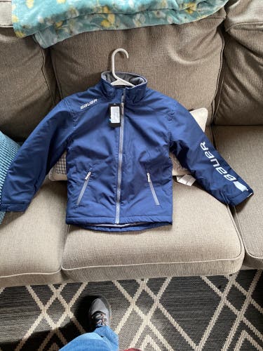 Bauer youth hockey jacket xxs nwt