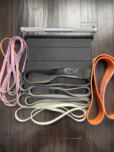 X3 Bar + Plate + Bands + Orange Elite Band + 3 Serious Steel Bands    (All offers considered)