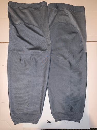 Gray Senior Used XL Reebok Practice Socks Pro Stock