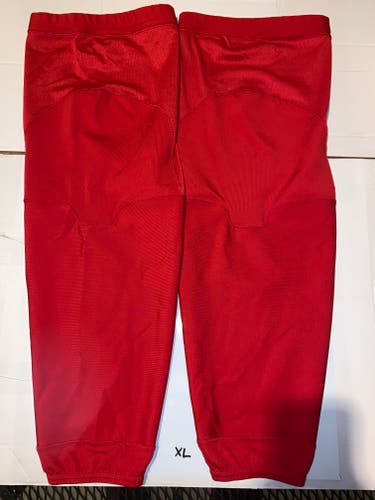 Red Senior Used XL Reebok Practice Socks Pro Stock