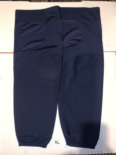 Navy Blue Senior Used XL Reebok Practice Socks Pro Stock