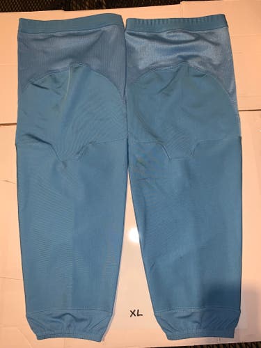 Baby Blue Senior Used XL Reebok Practice Socks Pro Stock