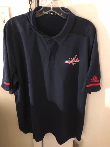 Washington Capitals Adidas men’s NHL polo tee XL