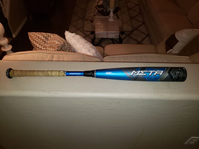 Used BBCOR Certified 2020 Louisville Slugger Composite Meta Bat (-3) 29 oz 32"