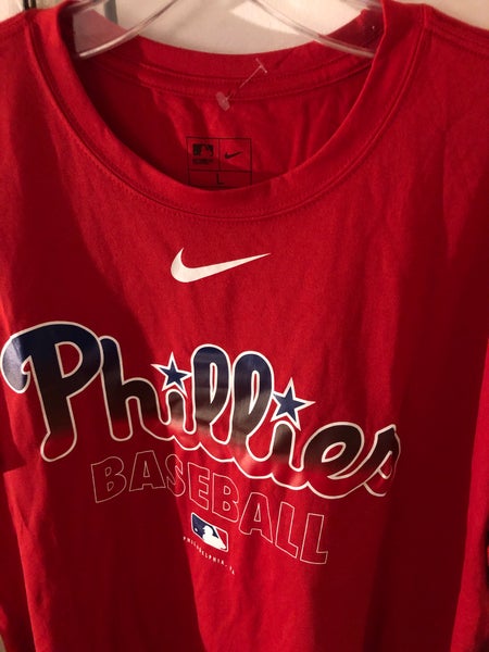 Nike MLB, Shirts, Phillies Nike Dry Fit Tshirt