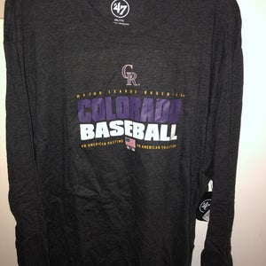 Colorado Rockies 47 brand men’s MLB LS tee XXL
