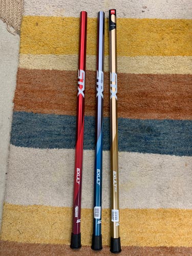 New STX Women’s Exult SC-TI Lacrosse Shaft Scandium Titanium Alloy Red or Gold