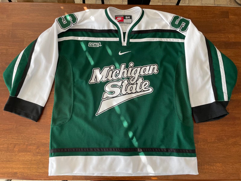 Authentic Nike Michigan state university hockey jersey size 54