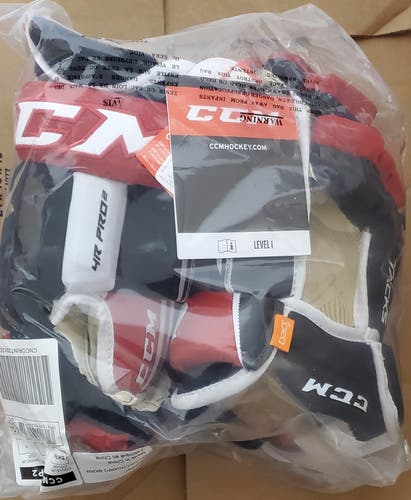 New CCM Tacks 4 Roll Pro2 Gloves 14"