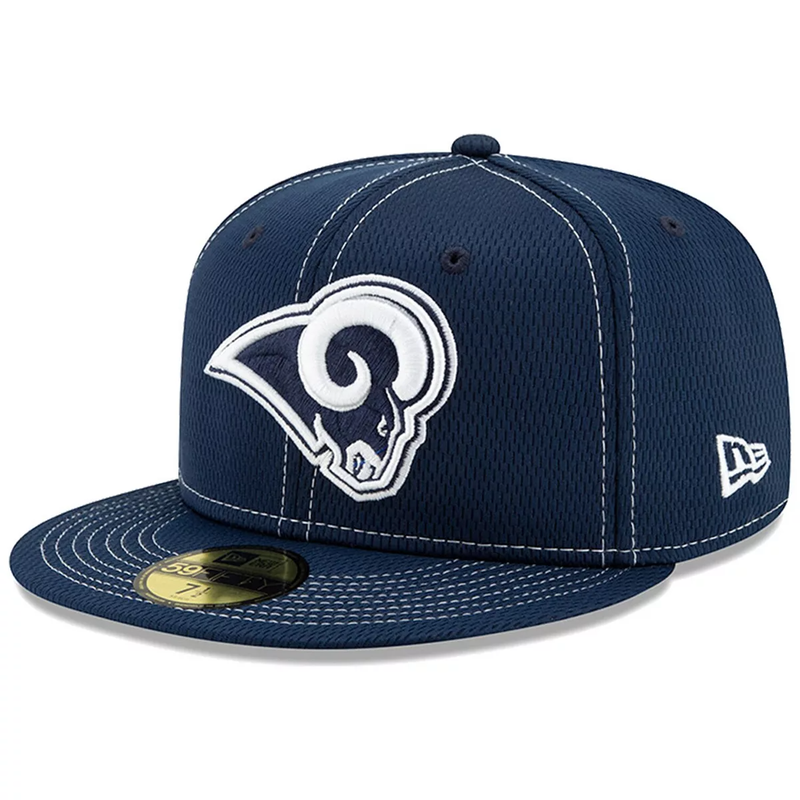 : New Era Authentic Exclusive Rams 9Fifty Black & White Vintage  Script or Text & Logo Los Angeles Fitted 59Fifty (6 3/4, Navy Text and  Logo) : Sports & Outdoors