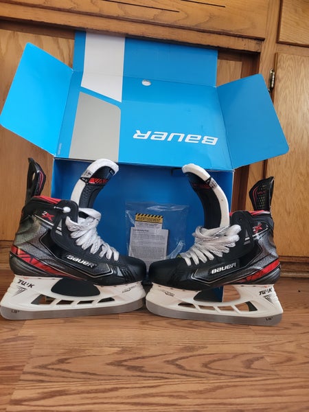 Senior Used Bauer Vapor 2X Hockey Skates Extra Wide Width Size 6.5