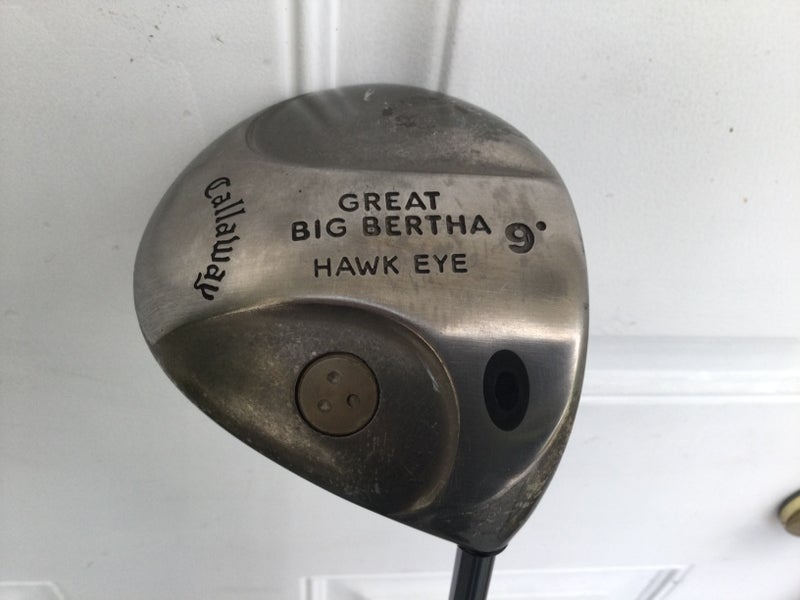 Used Men's Callaway Right Handed big bertha hawk eye Driver 9 Loft