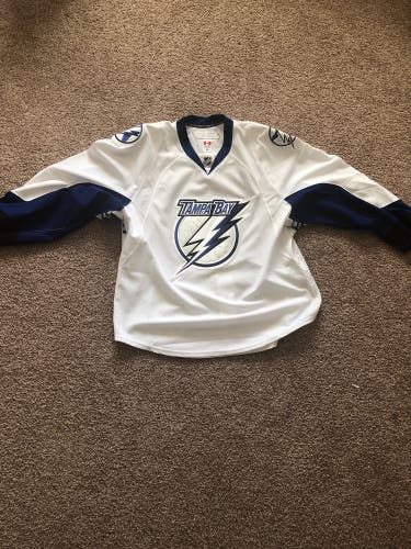 Tampa Bay Lightning Pro Stock Team Issue Jersey size 56