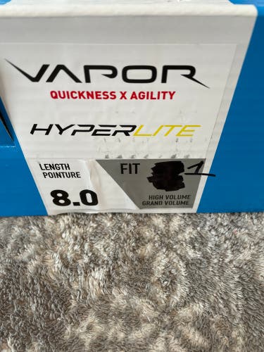 Senior Used Bauer Vapor Hyperlite Hockey Skates Pro Stock Size 8