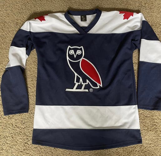 RARE Drake October’s Very Own OVO Hockey Jersey *NWOT* Adult Small