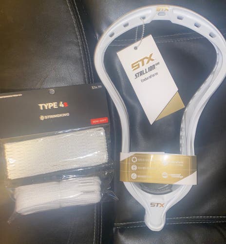 New!! STX Unstrung Stallion 900 EnduraForm Head w Stringking 4s complete mesh set valued at $34.99!!