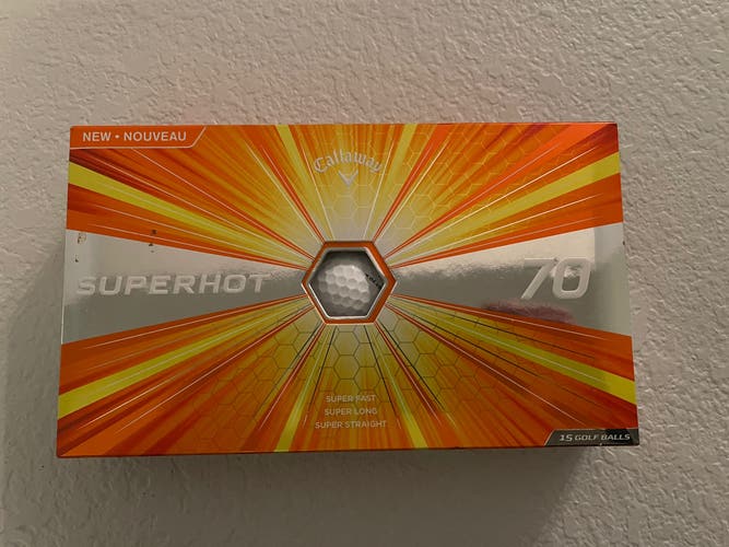 New Callaway 15 Pack Superhot 70 Balls