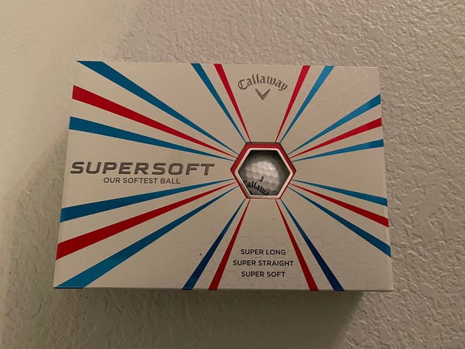 New Callaway 12 Pack (1 Dozen) Supersoft Balls