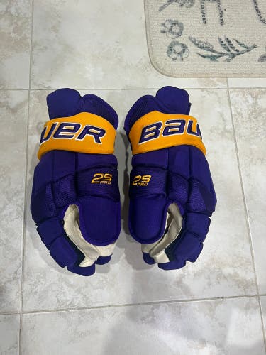 LA Kings Purple/ Yellow Retro 2sPro gloves 14’