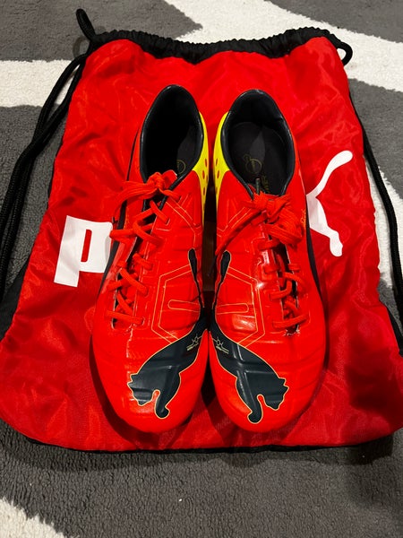 Puma evoPower 1 FG Soccer Shoes (Orange/Yellow)
