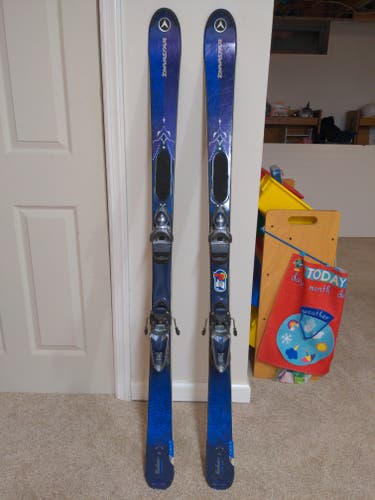 Used Women's 2012 Dynastar All Mountain Exclusive 8 Skis With Bindings Max Din 10