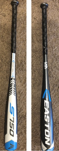 Used 2018 Easton Alloy S750 Bat (-10) 20 oz 30"