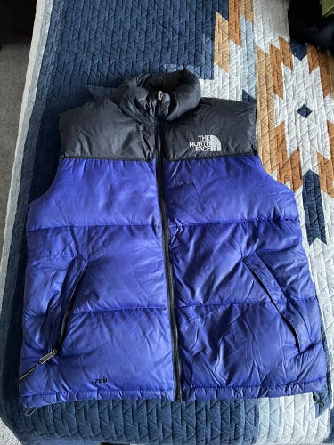 Purple Used Large The North Face Vest