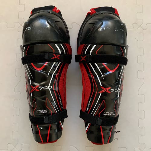14” Bauer Vapor X700 Shin Pads