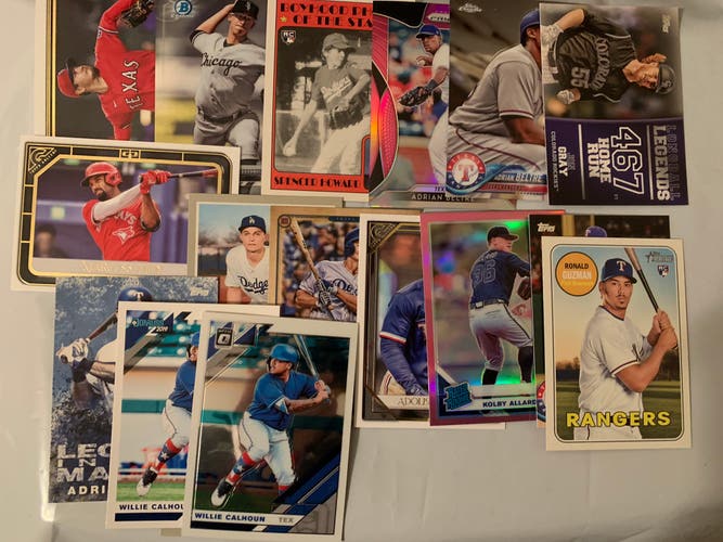 Texas Rangers Lot - ft. Seager, Beltre, Gallo, Nolan Ryan & Bat Relic