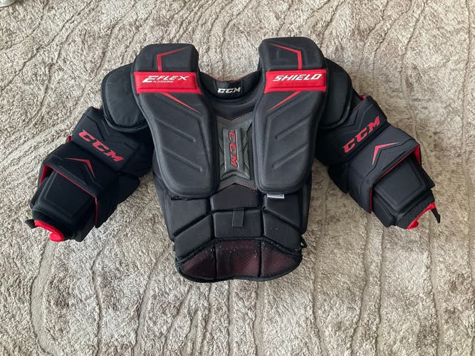 Used Medium CCM  Extreme Flex Shield Pro Goalie Chest Protector