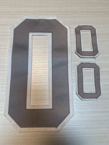 Hockey Jersey Numbers - Individual Sets (1 Large back # plus 2 arm numbers) for Jersey Cresting
