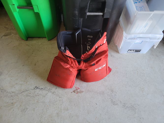 Senior Used Large CCM Premier R1.9 Hockey Goalie Pants