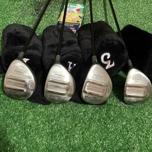 Rawlings Fairway Lies W oods Set 13* 16* 19* 24* Regular Graphite Shafts