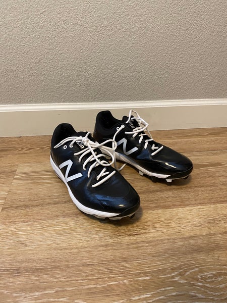 Black Used Adult Men's Size 11 (Women's 12) Molded Cleats New Balance Low Cut 4040v5