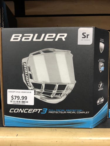 New  Bauer  Concept 3 Helmet