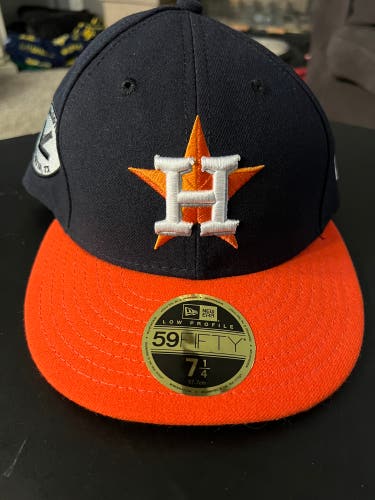 Houston Astros Adult 7 1/4 New Era Hat 59Fifty