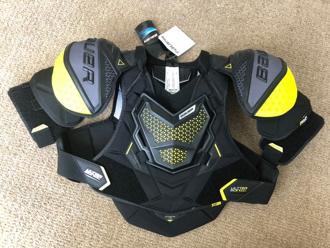 NEW Bauer Supreme Ultrasonic Shoulder Pads, Senior Medium