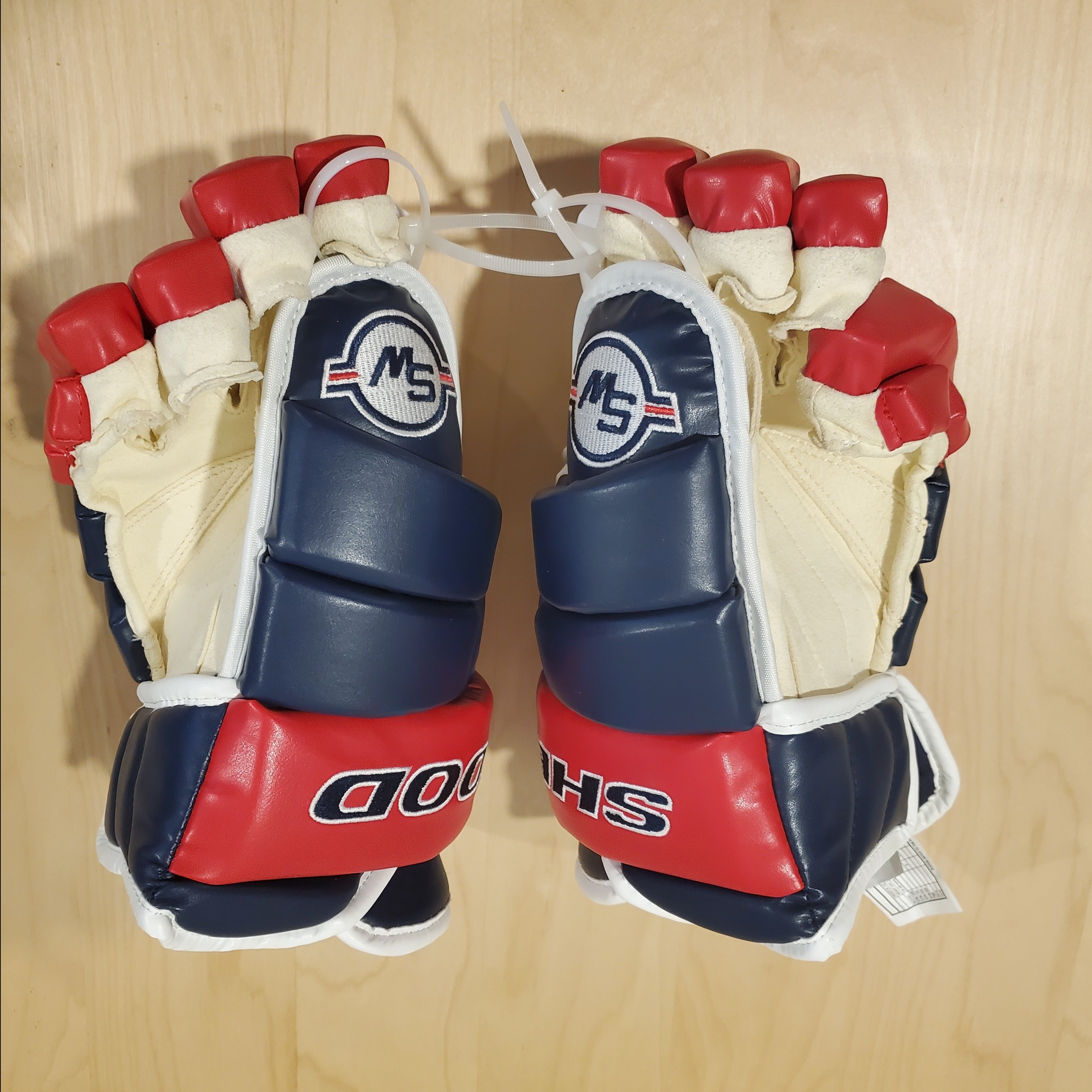 Details about   Sherwood BPM 120 Roller Inline ICE Hockey Gloves~Red/Blue/Yellow~Size 14+ 