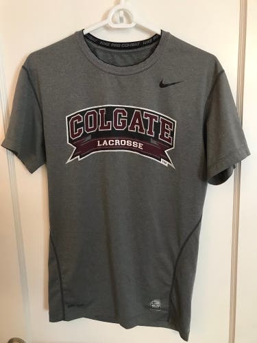 Colgate lacrosse Nike pro combat t shirt