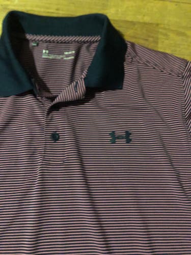 Blue And Pink Under Armour Polo