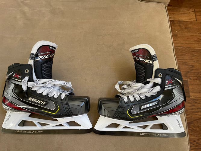 Bauer Vapor 2X Pro goalie skates size 8.0