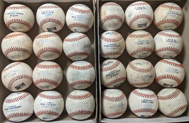 Used Rawlings Official MLB/MILB Baseballs