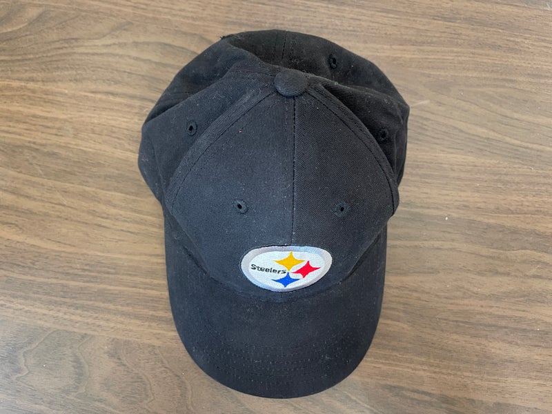 New '47 Pittsburgh Steelers Hat Womens One Size Black Adjustable Strap Cap  NFL