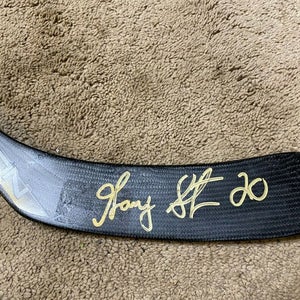 GARY SUTER 00'01 Signed San Jose Sharks NHL Game Used Hockey Stick COA