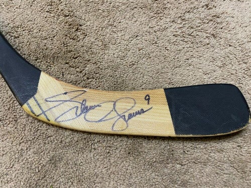 ADAM GRAVES 02'03 Signed San Jose Sharks NHL Game Used Hockey Stick COA