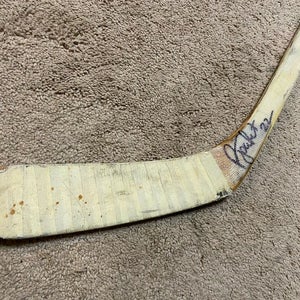 RICK TOCCHET 92'93 Signed Career Best Pittsburgh Penguins Game Used Hockey Stick